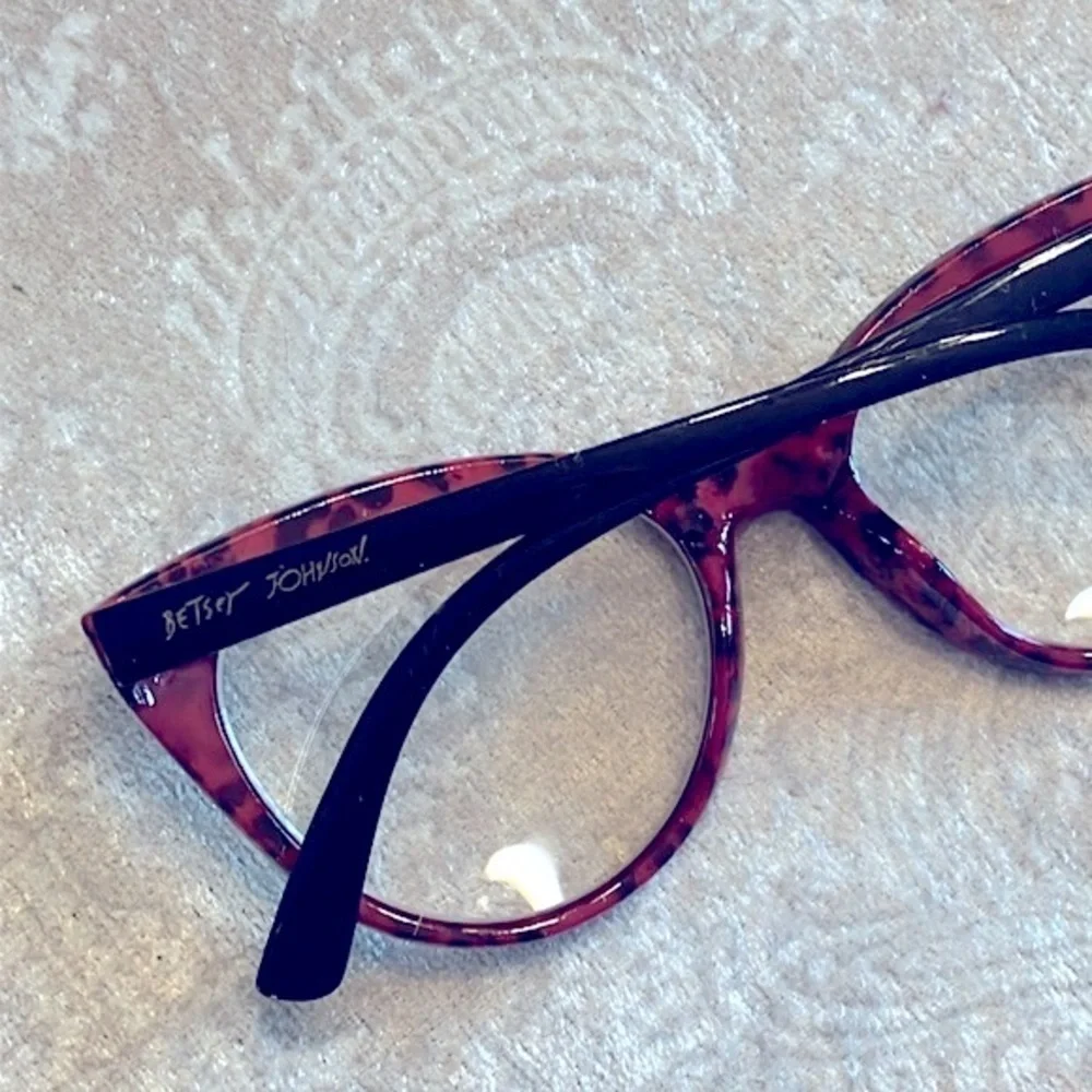 Brand New Betsey Johnson Set of 3 Blue Light Blocking Computer Glasses Cat Eye